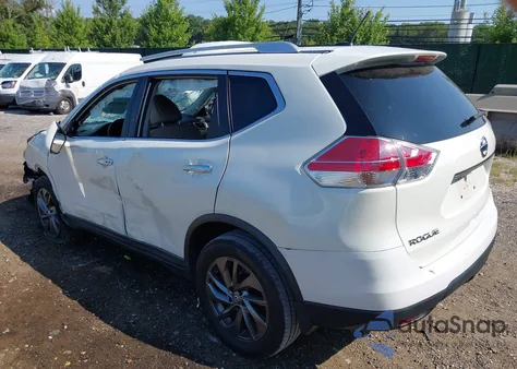 2016 Nissan Rogue Sl z USA, uszkodzony, nr VIN KNMAT2MV0GP712720